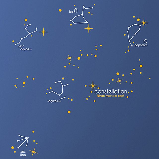 별자리이야기 그래픽스티커 시트지 벽지 포인트