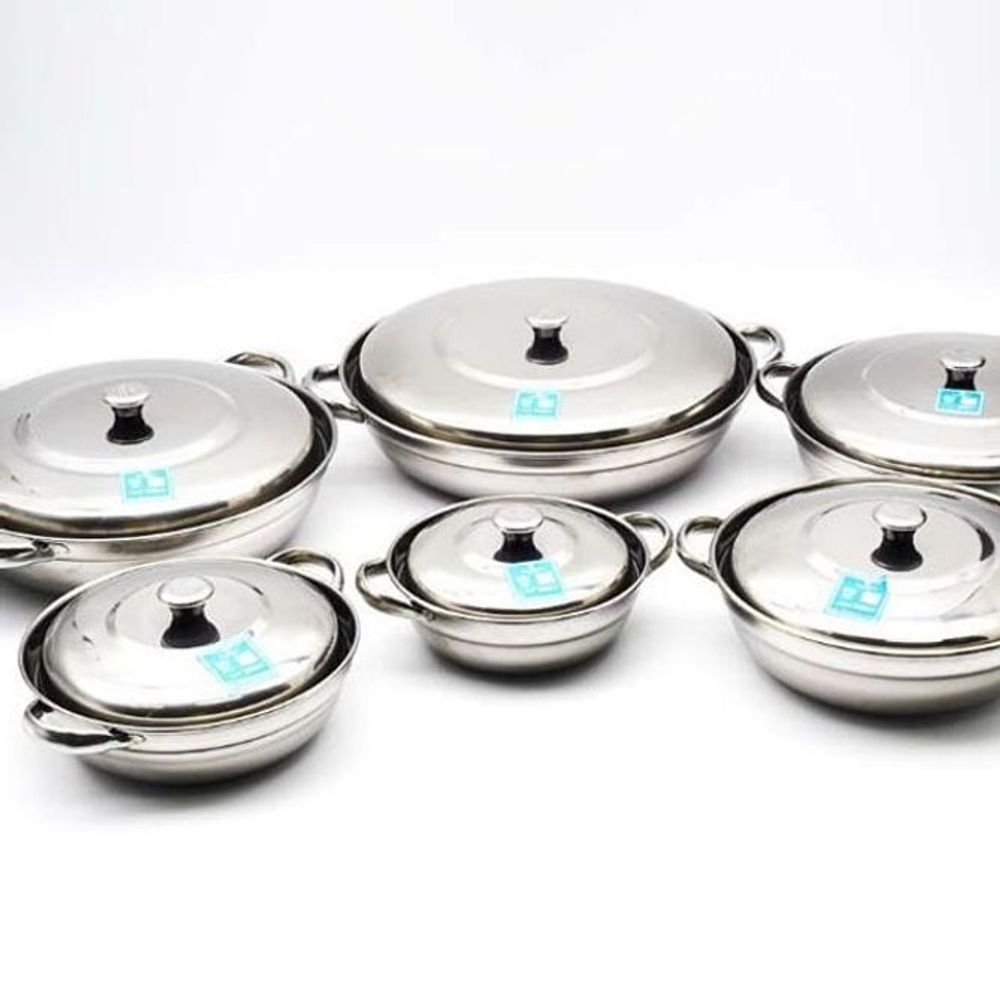 국산 스텐 전골 냄비 식당 업소용 양수 냄비 270mm