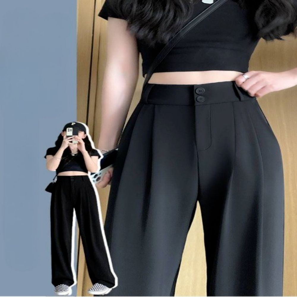 봄 팬츠 와이드슬렉스 하이웨스트 키큰여자바지