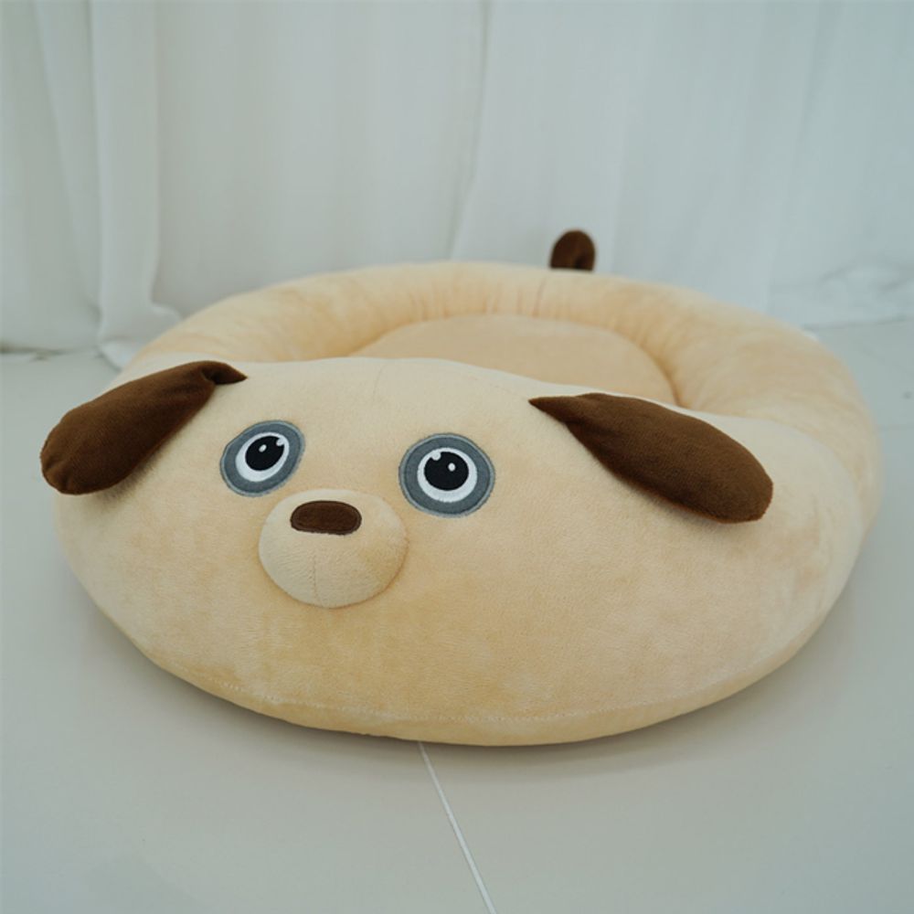 강아지 펫쿠션 파스텔베이지 1P 반려견 방석 하우스