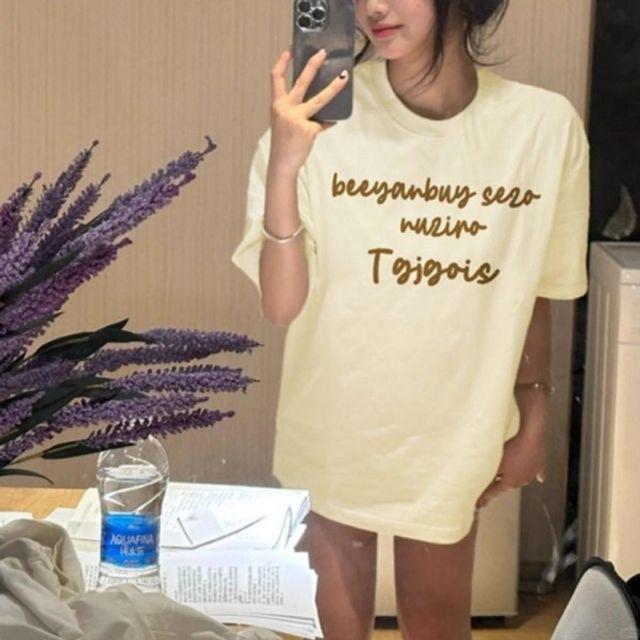 반팔 심플 루즈핏 기본 숏슬리브 데이