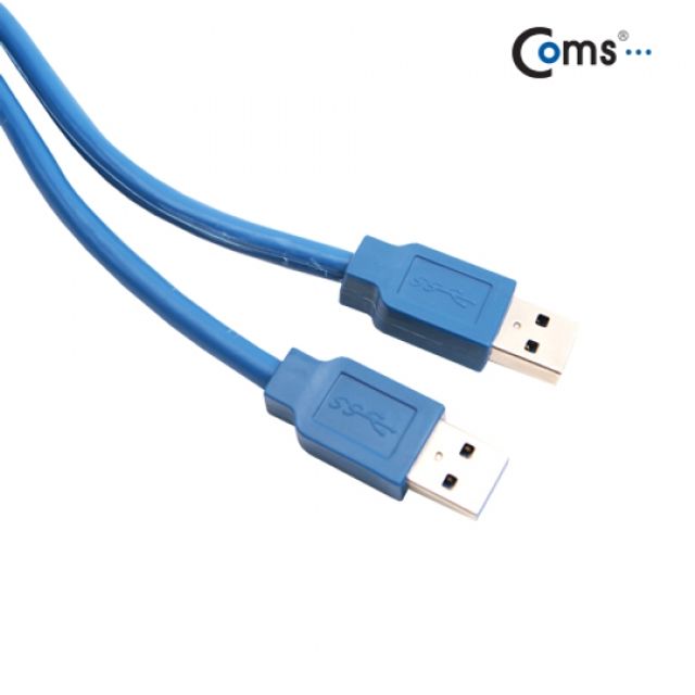 Coms USB 3.0 케이블청색 연장 2포트 1.2M