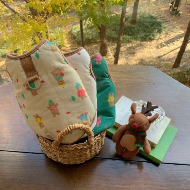 데일리펫용품 B1BE골덴곰패딩조끼