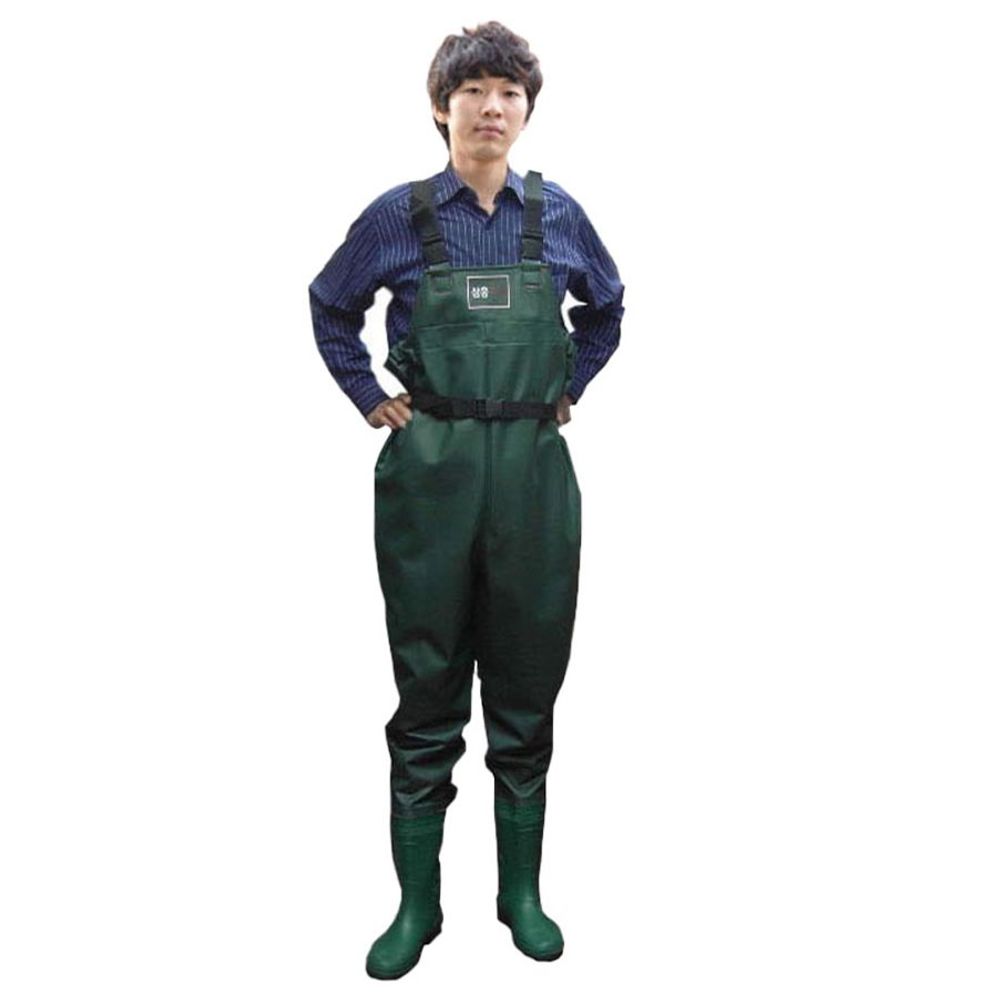 멜빵장화 체스트 갯벌작업화 PVC 낚시 가슴장화
