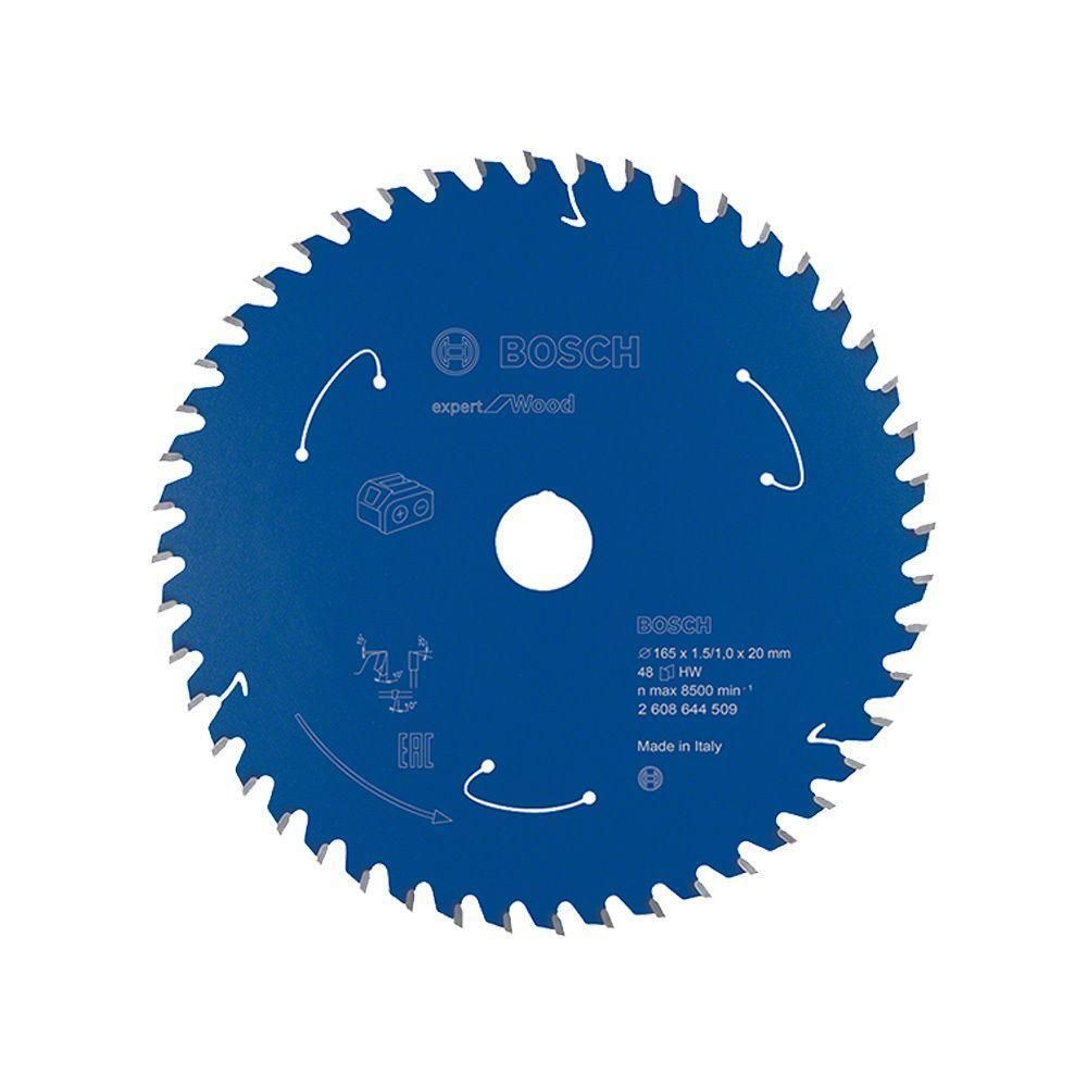 원형 톱날 2608644509 1.5t 팁쏘 165mm 목재용 48 날