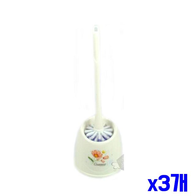 좋은 세척력 변기솔 x3개 욕실청소솔 욕실변기솔 세트