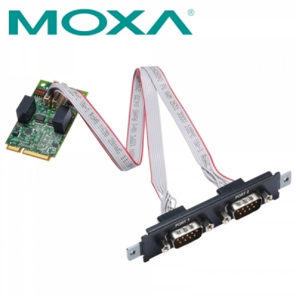 MOXA CPJS132NJSIJST Mini PCI Express 2포트 RS422JS