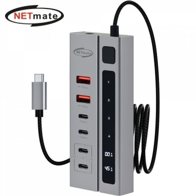 강원전자 넷메이트 NM-UBC3124 USB3.2 C타입 6포트