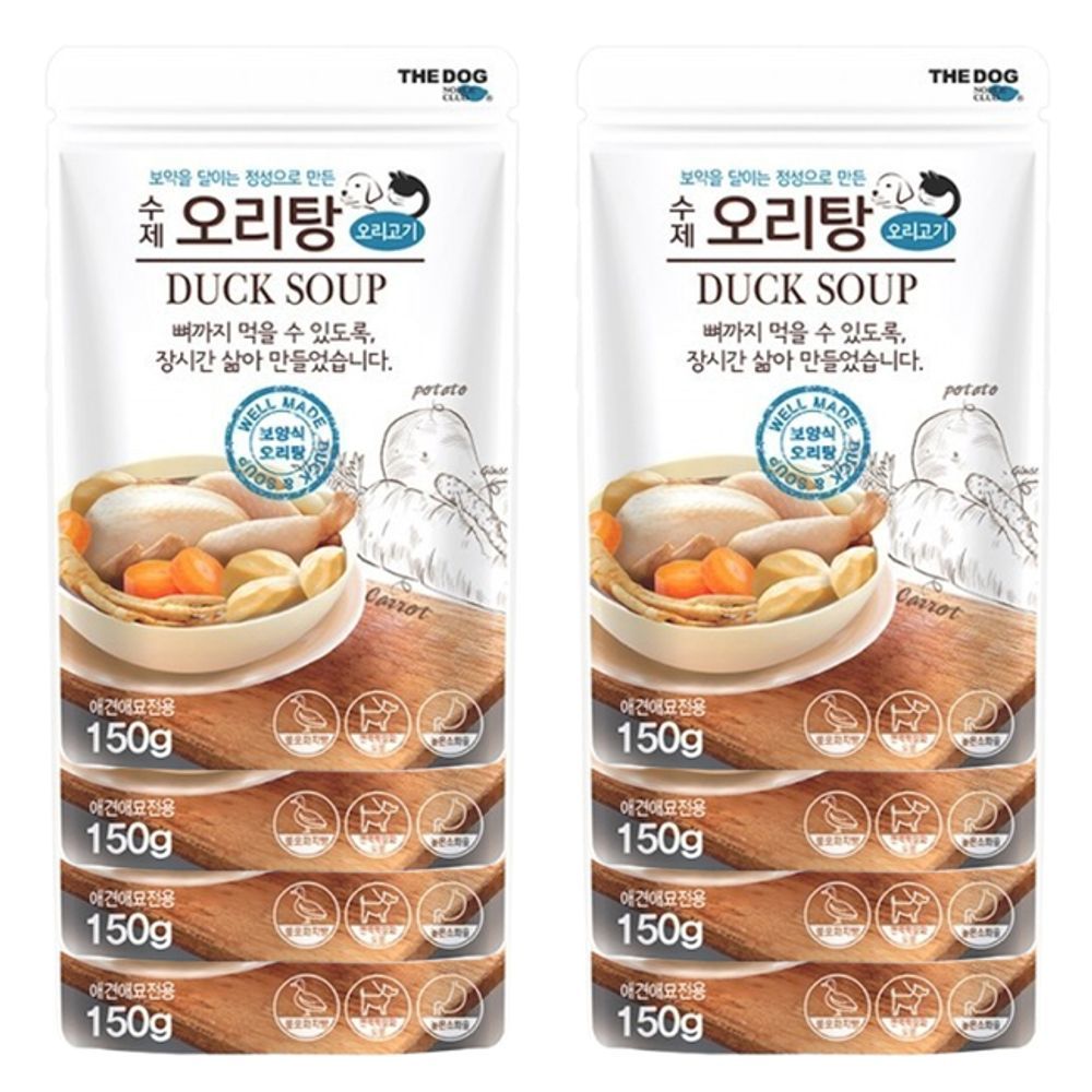 더독 수제 반려동물 일상 오리탕 150g 10P 영양 건강