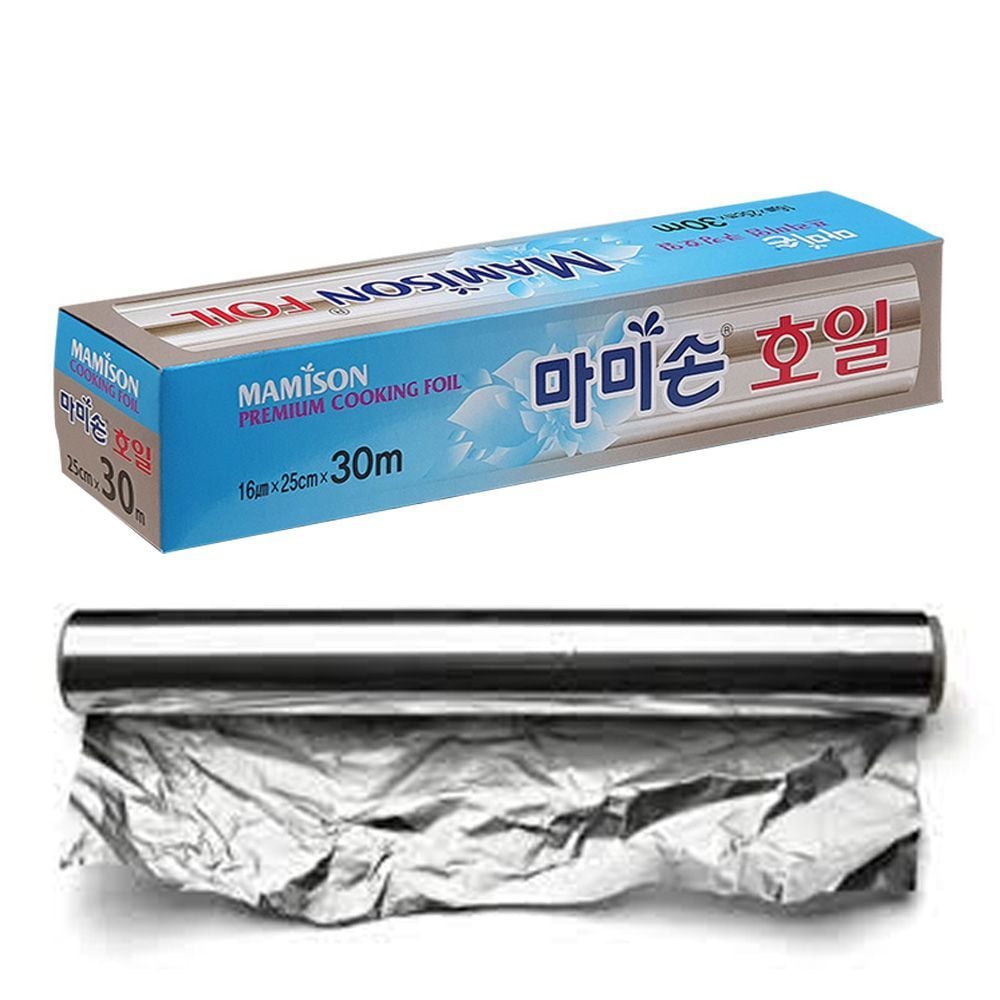 두께16 마미손 알루미늄 쿠킹호일 은박 폭25cm30m 알