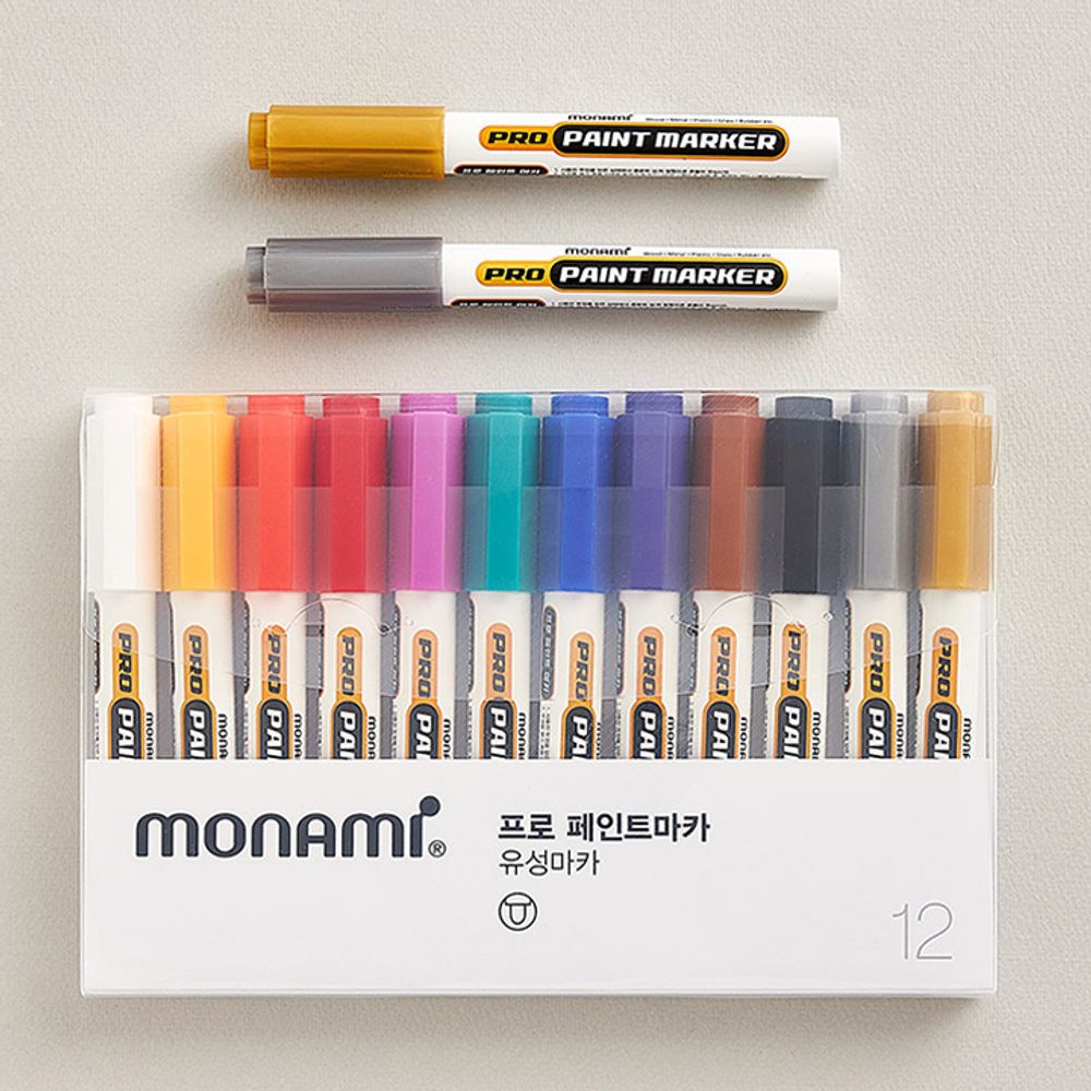 모나미 프로 페인트마카 12색