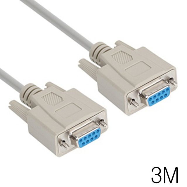 통신용 케이블 9핀 NULL MODEM (F/F) 케이블 3M