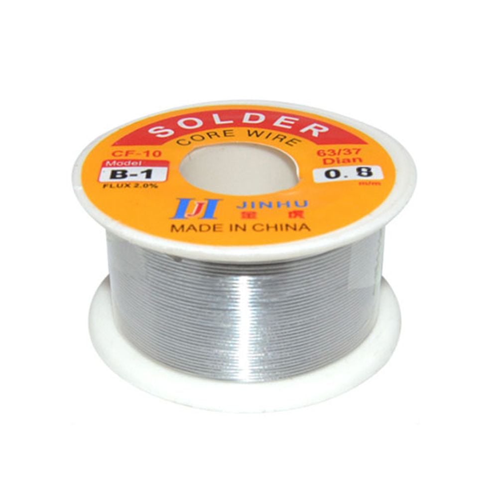 0.8mm 플럭스포함 납땜용 실납 100g (T-SW08-100G)