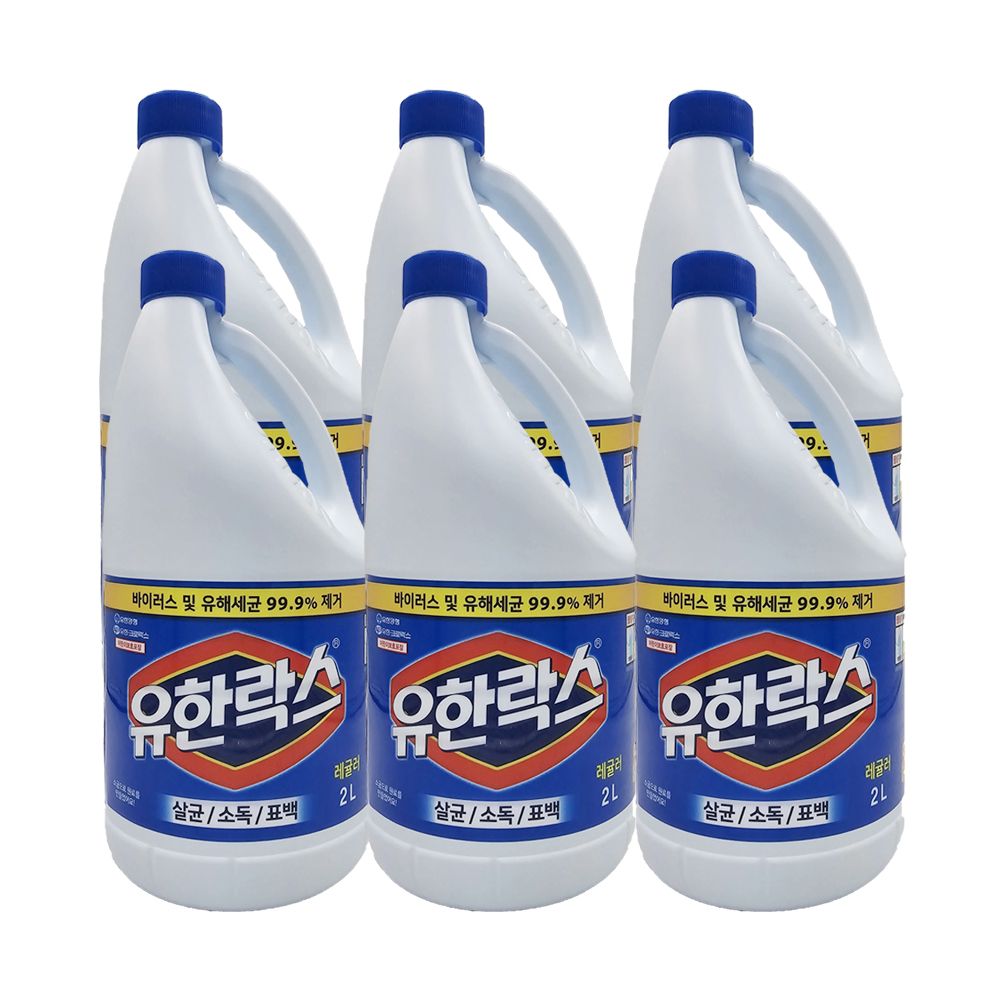 유한락스 레귤러 2Lx6개