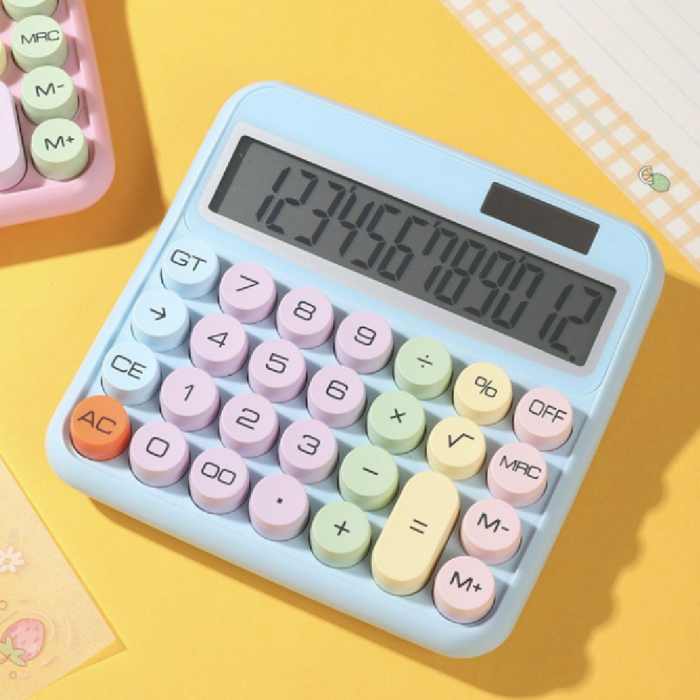 기계식 귀여운 전자 레트로 키보드 계산기