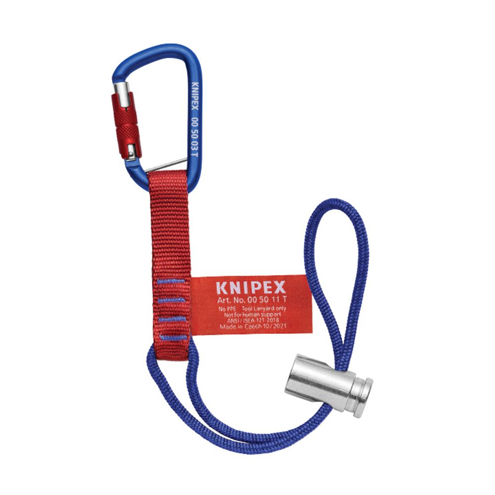 KNIPEX 어댑터끈_00-50-13TBK 카라비너 포함