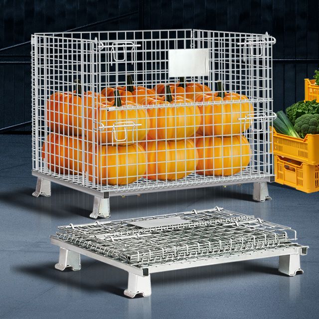 3S 메쉬파렛트 망카 바스켓카트 철파렛트 접이식대차
