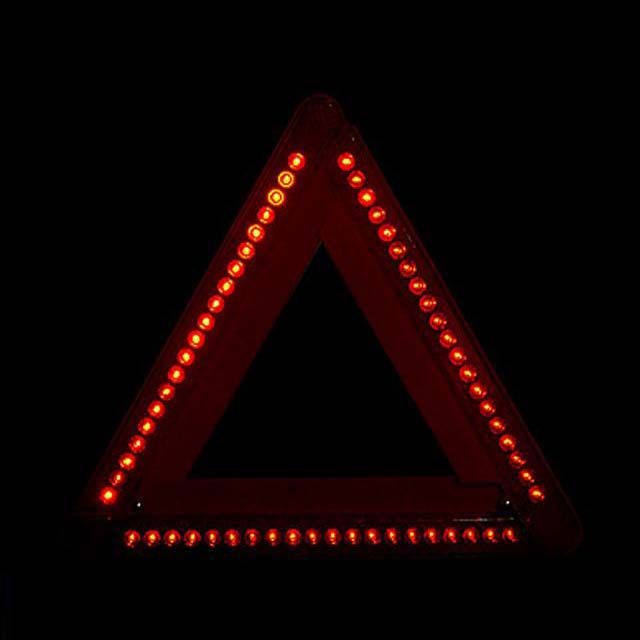 안전 LED삼각대 사고표지판 차량 경고등 비상램프