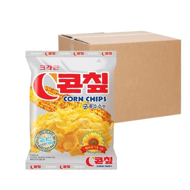 (크라운) 콘칩/79g 박스(16개입)