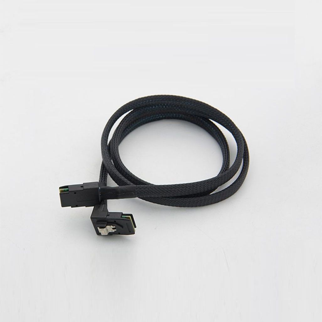 SAS 케이블 SFF-8087 연장 케이블 꺾임형 100CM