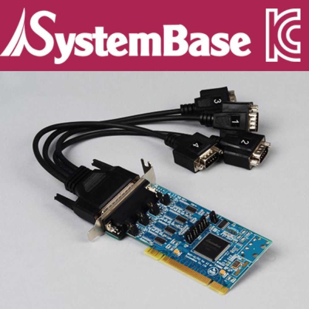 SystemBase시스템베이스 4포트 RSJS422JS485 PCI 시리