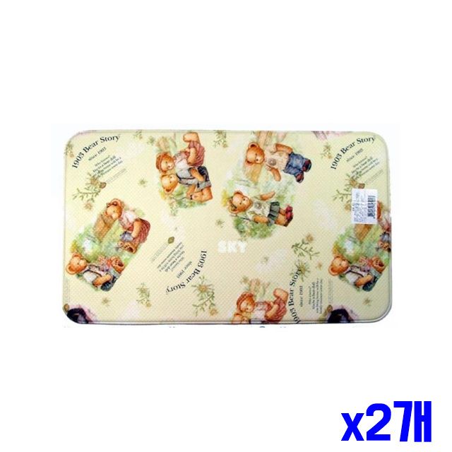 양면 매트 싱크대 75cm x2개 소 주방쿠션매트 싱크대