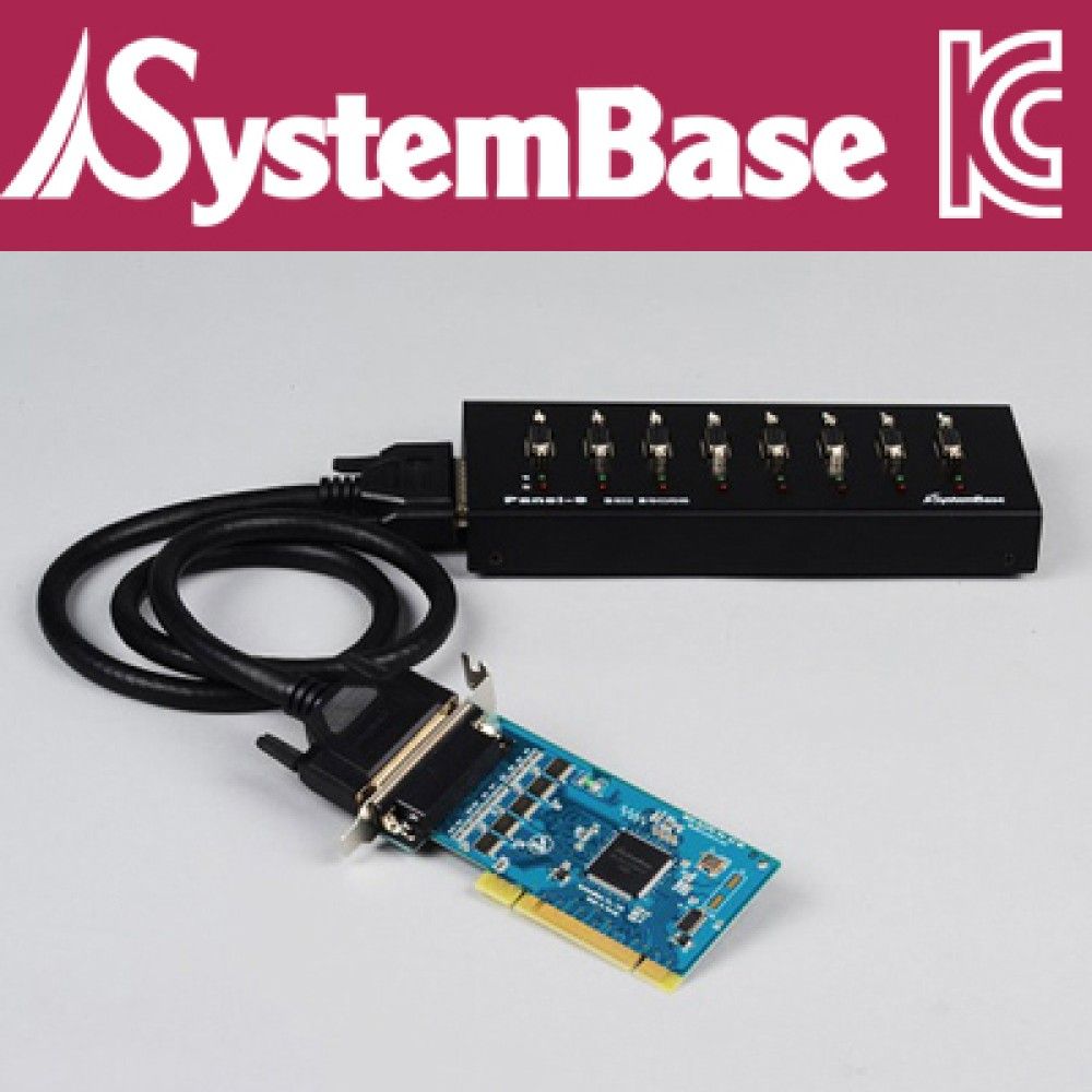 SystemBase시스템베이스 8포트 RSJS232 PCI 시리얼 카