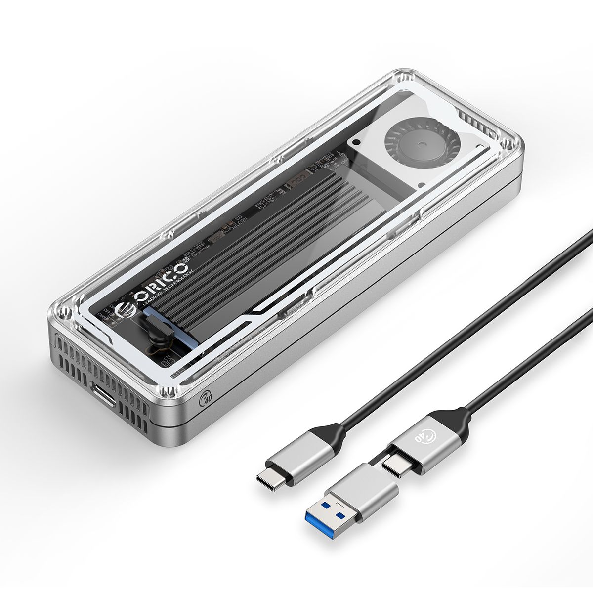 오리코 USB4 M.2 NVME SSD케이스 케이블포함 AAGM2-U4