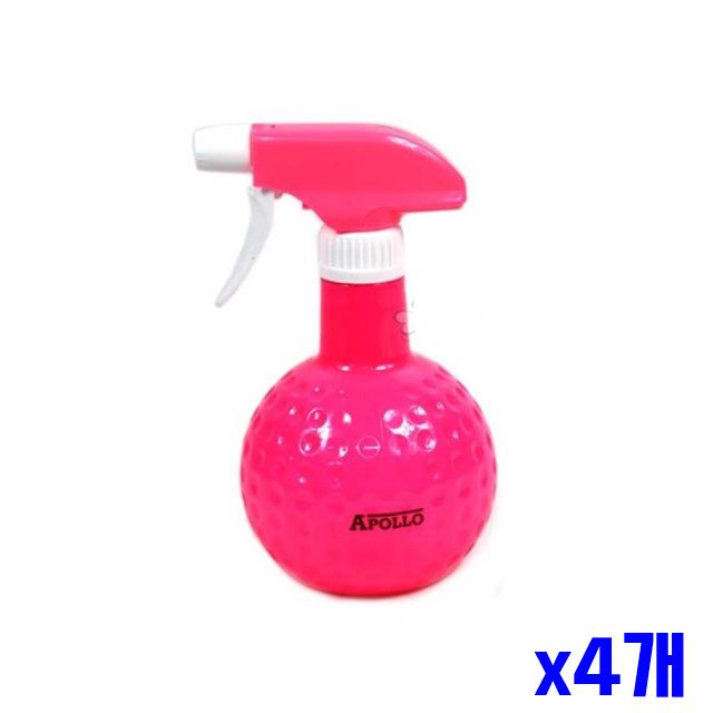 골프공 500ml 스프레이 모양 x4개 통스프레이 분무기