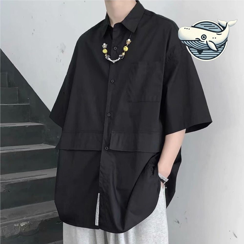 학생 필수 기본 블랙 카라 티셔츠 여름
