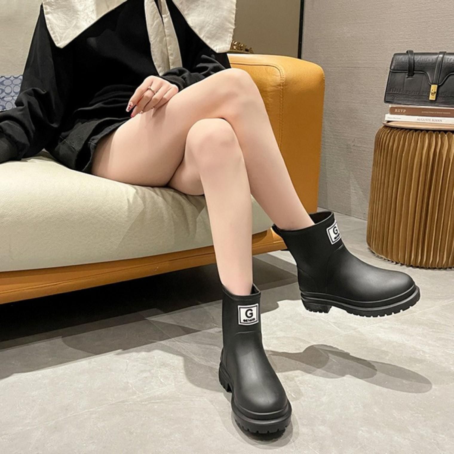 G레인부츠 장화 데일리 미들레인부츠