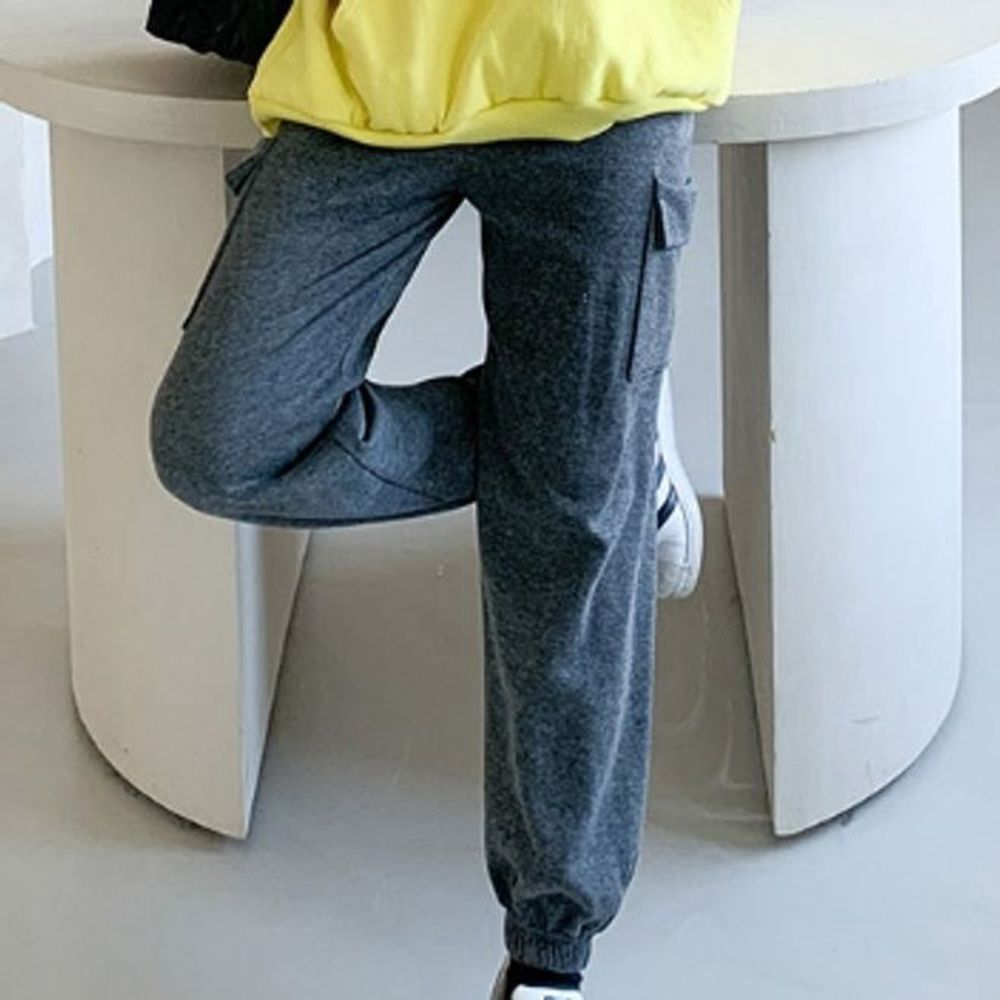 후드티셔츠 블루 레터링 도톰 자수 아이보리 겨