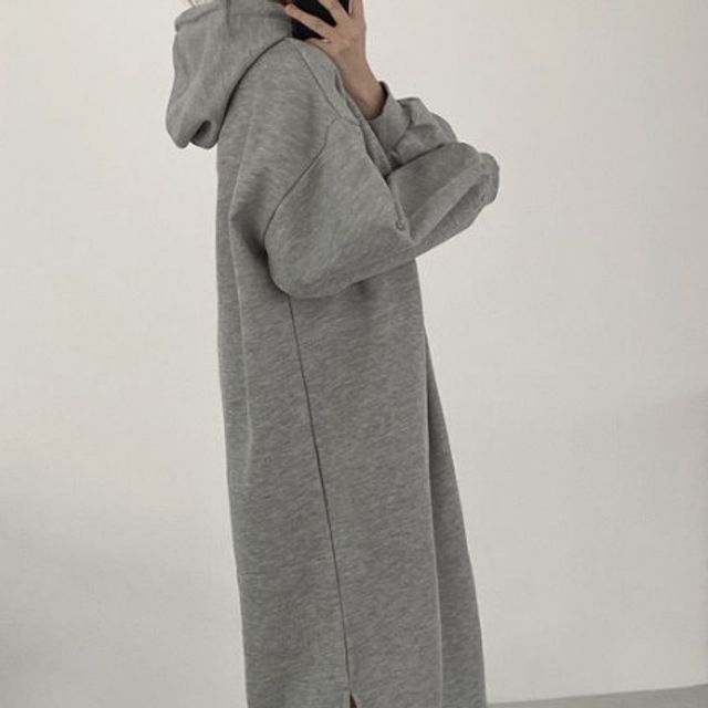 기모롱 후드 원피스 ST231108