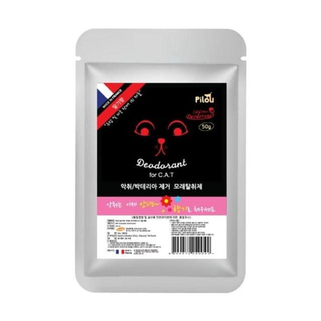 고양이모래탈취제 딸기향 50g50개입(1타)