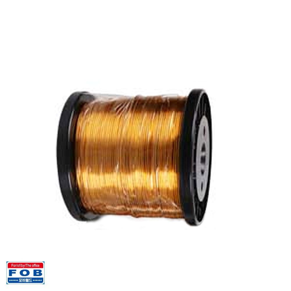 포비 와이어 공예철사 대용량 두께 1.5mm x 120M 금색