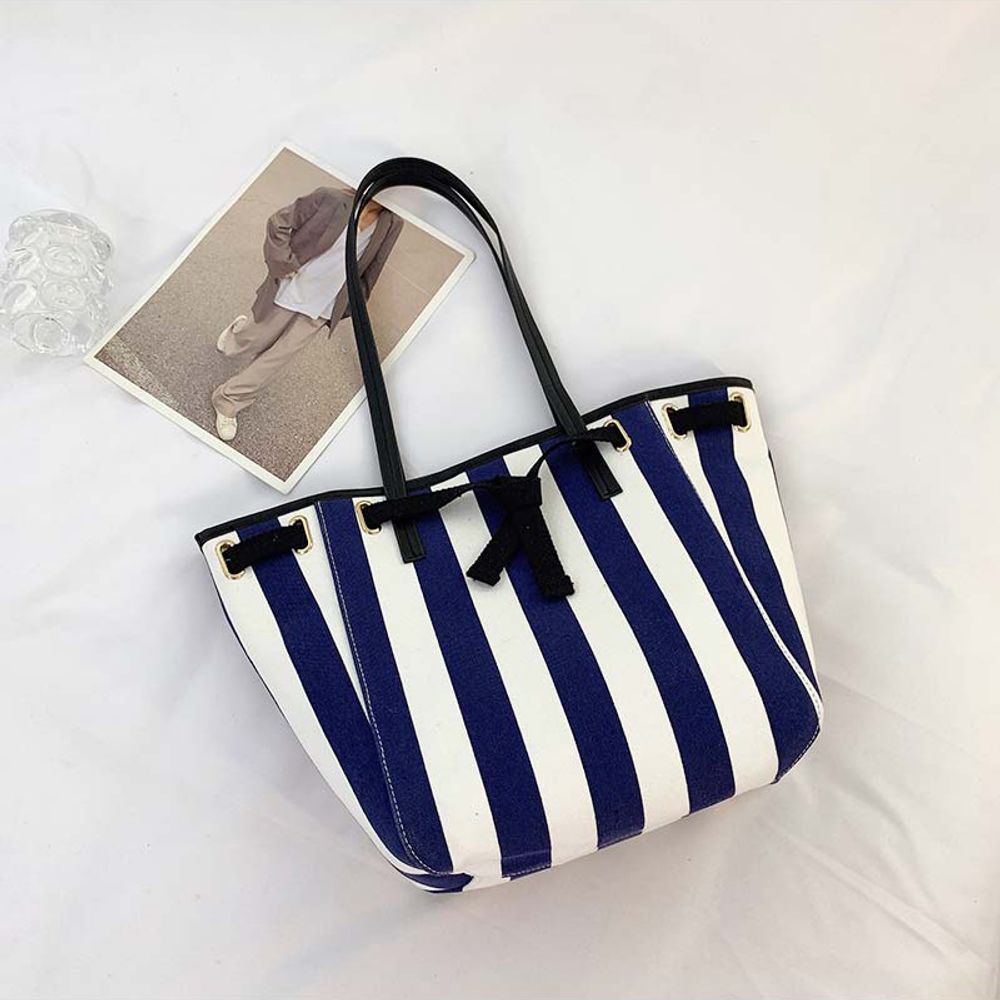 스트라이프쇼핑 숄더백