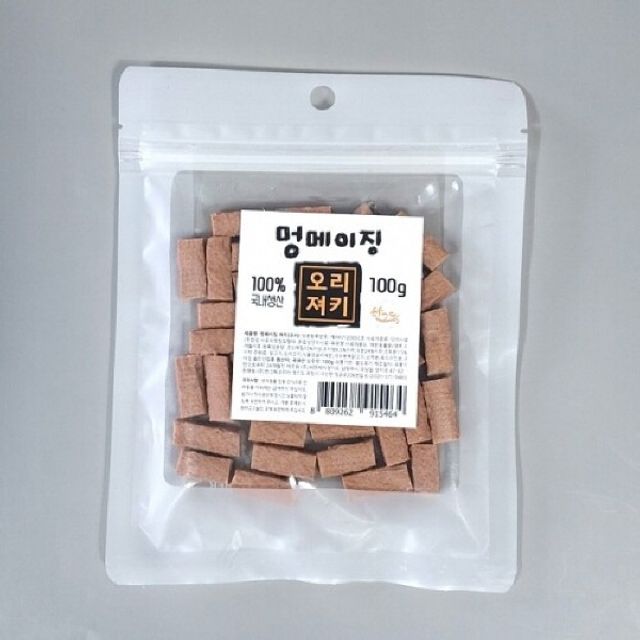 멍메이징 오리져키 100g 1박스 120ea