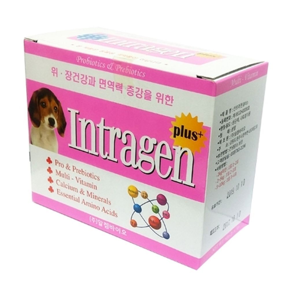 강아지 멀티 인트라젠 일상 영양제 30P 건강 보조식품