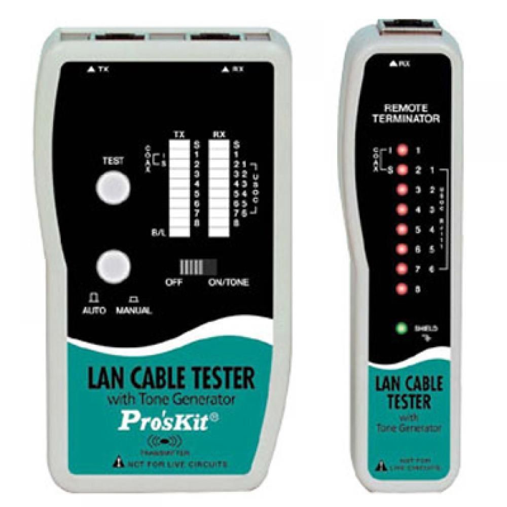 PROKIT 랜 테스터기 분리형 BNC 케이블도 테스터 가능