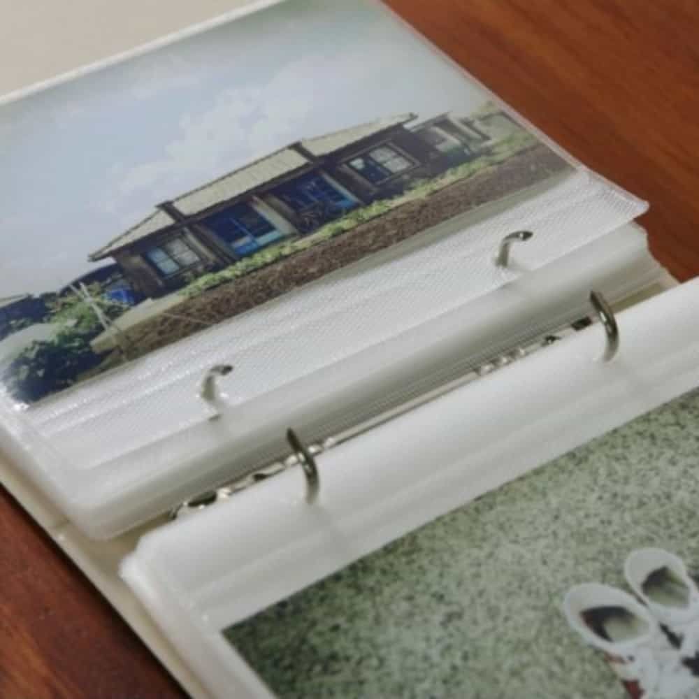 싱글포켓 4X6 그린 포토카드보관함 포토홀더