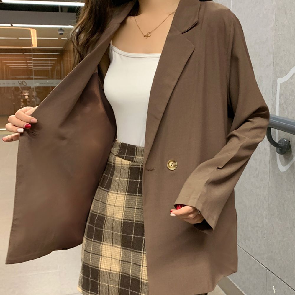 패션 무난한 여성 디자 간절기자켓 블레이저 코
