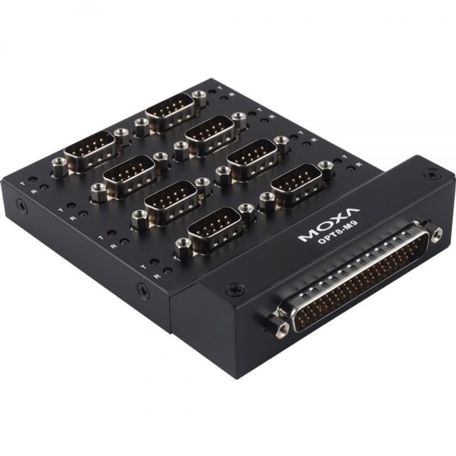 MOXA OPT8-M9 8포트 시리얼 카드 패널 DB9M x8