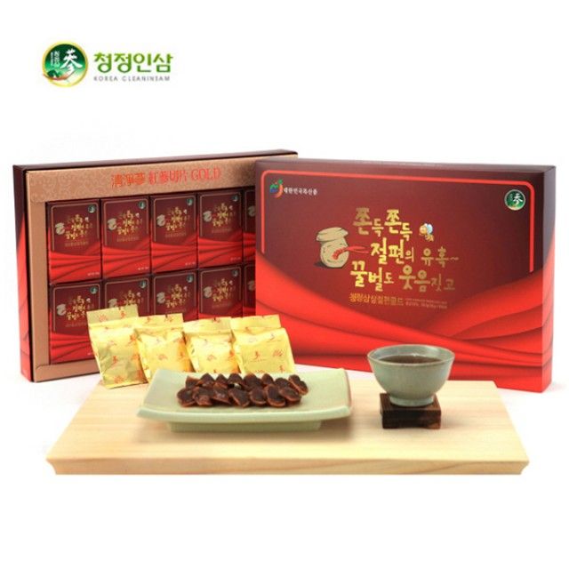 청정인삼 홍삼절편 200g+쇼핑백포함(고급홍삼절편)