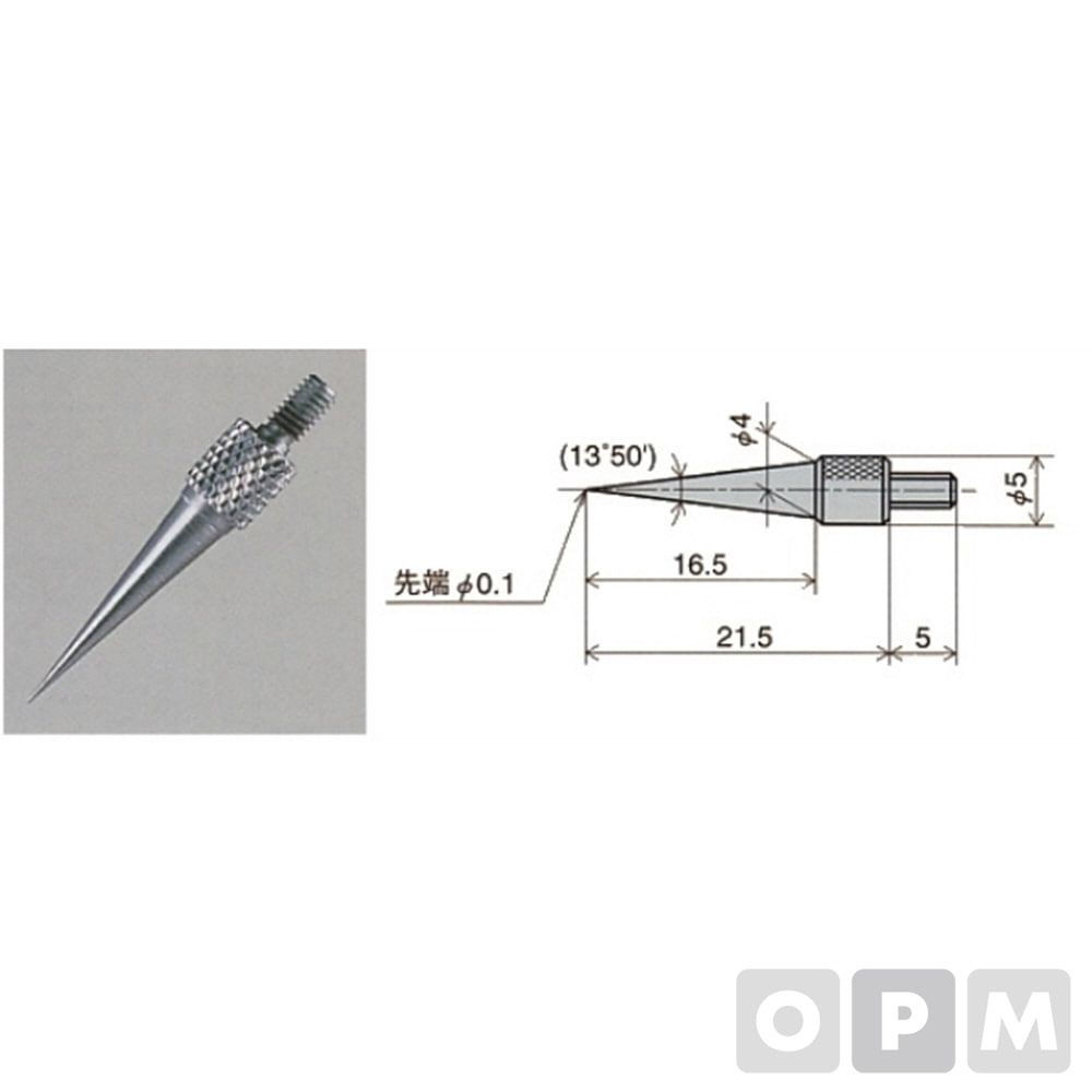 피코크 다이얼게이지포인트침형T-3용 0.1/L21.5mm 1