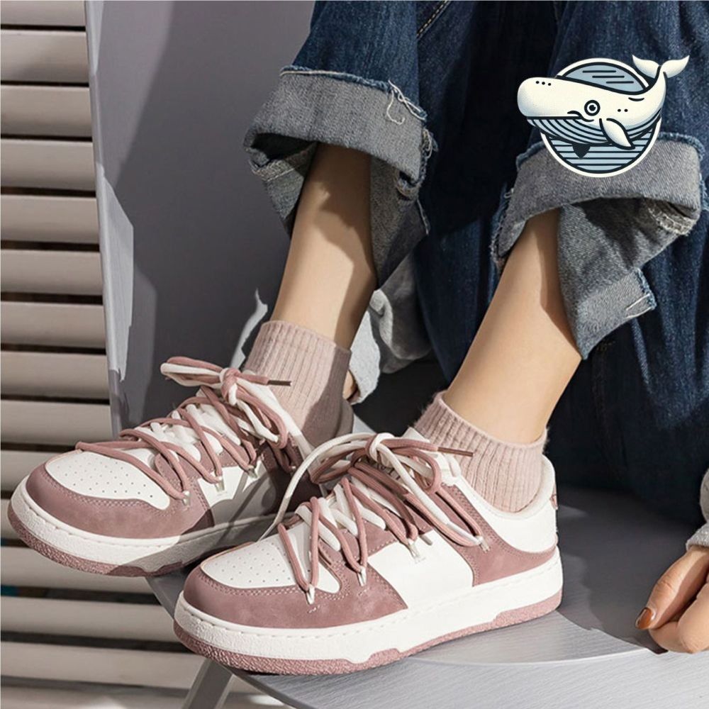 여자학생 필수 핑크 데일리 캐주얼 운동화