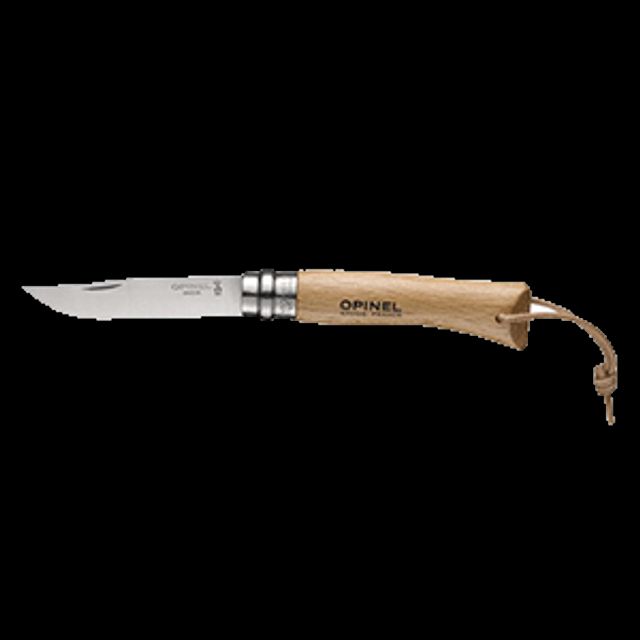 OPINEL 나 이 프(너도밤나무)(가죽끈) 클래식NO.8 85