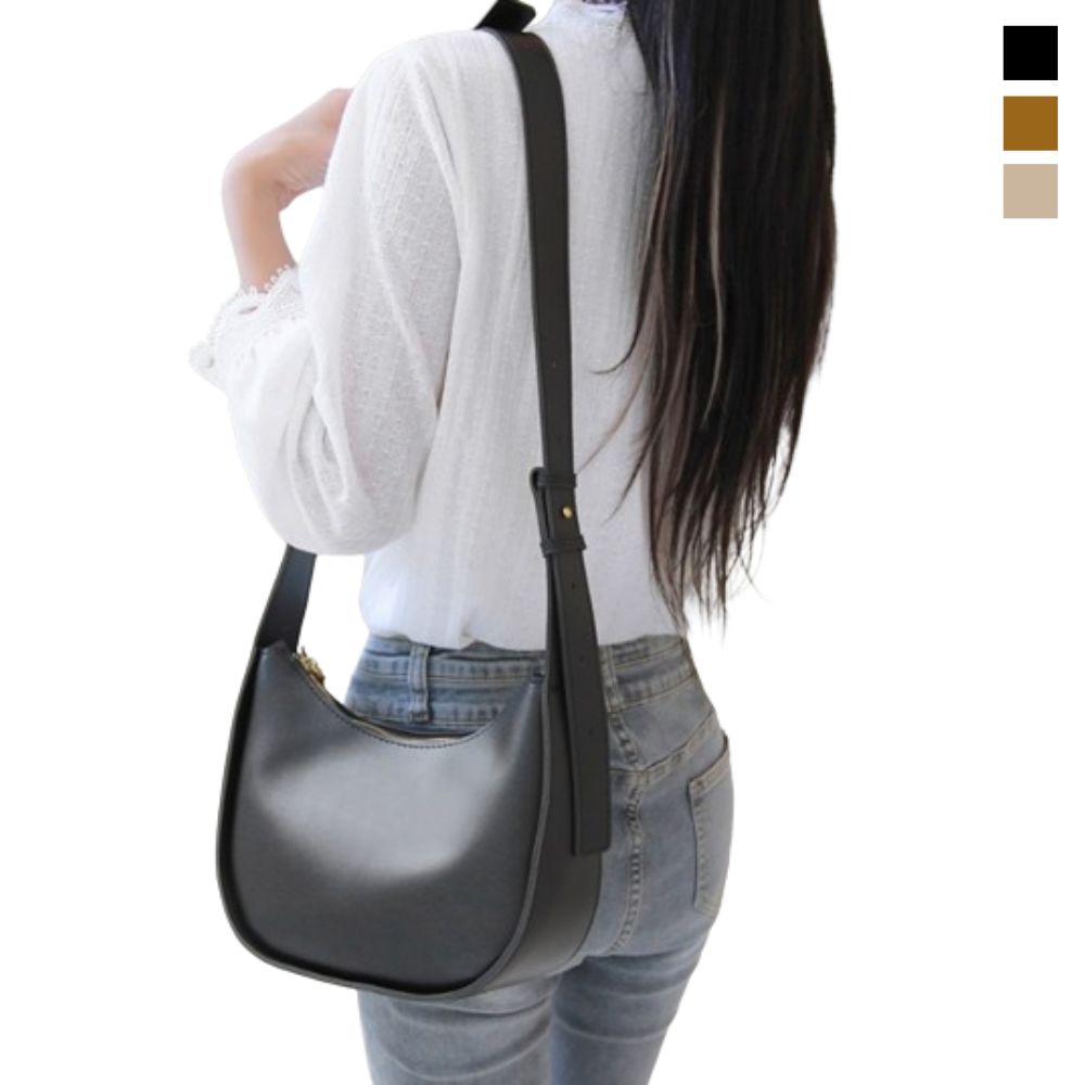 패션스타 지퍼오픈 숄더백 라운드백 데일리 가방 출근