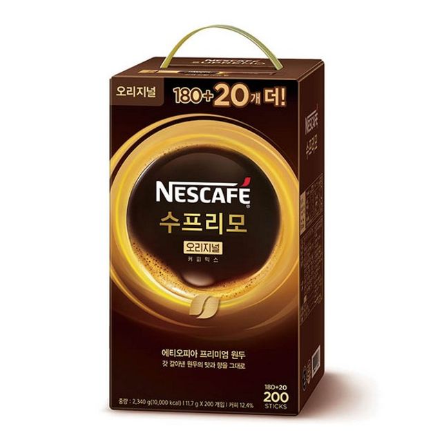 네스카페 수프리모 커피믹스 11.7gx180+20T 네슬레