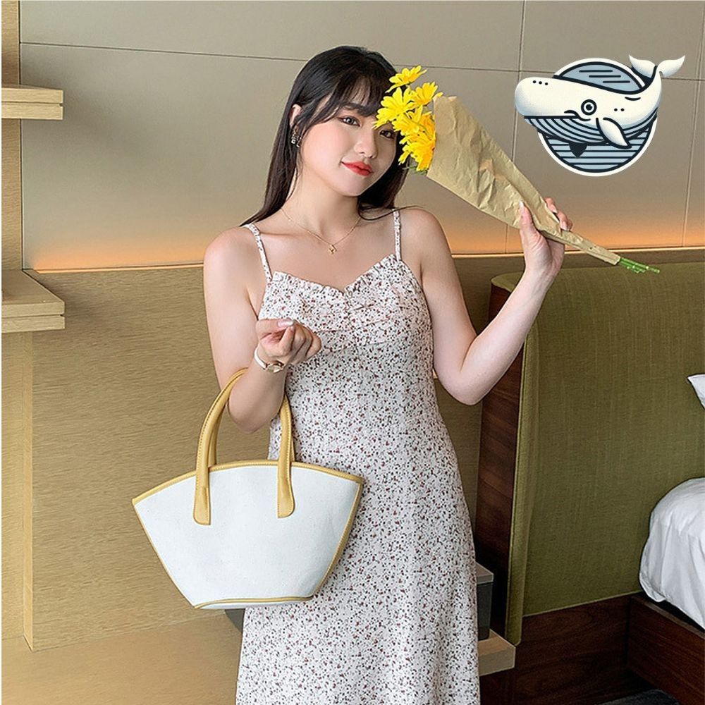 예쁜 플라워 패턴 민소매 여름 원피스 편안한