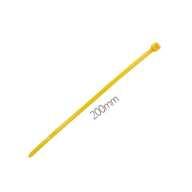 스마토 컬러케이블타이 200x4.5mm 노랑 (1000개입)